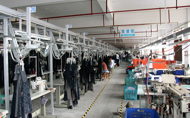 美碩風(fēng)_解決方案_服裝/紡織車間