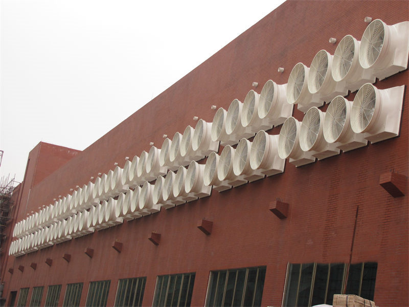 東莞鞋材加工車間環(huán)境空間通風(fēng)降溫案例